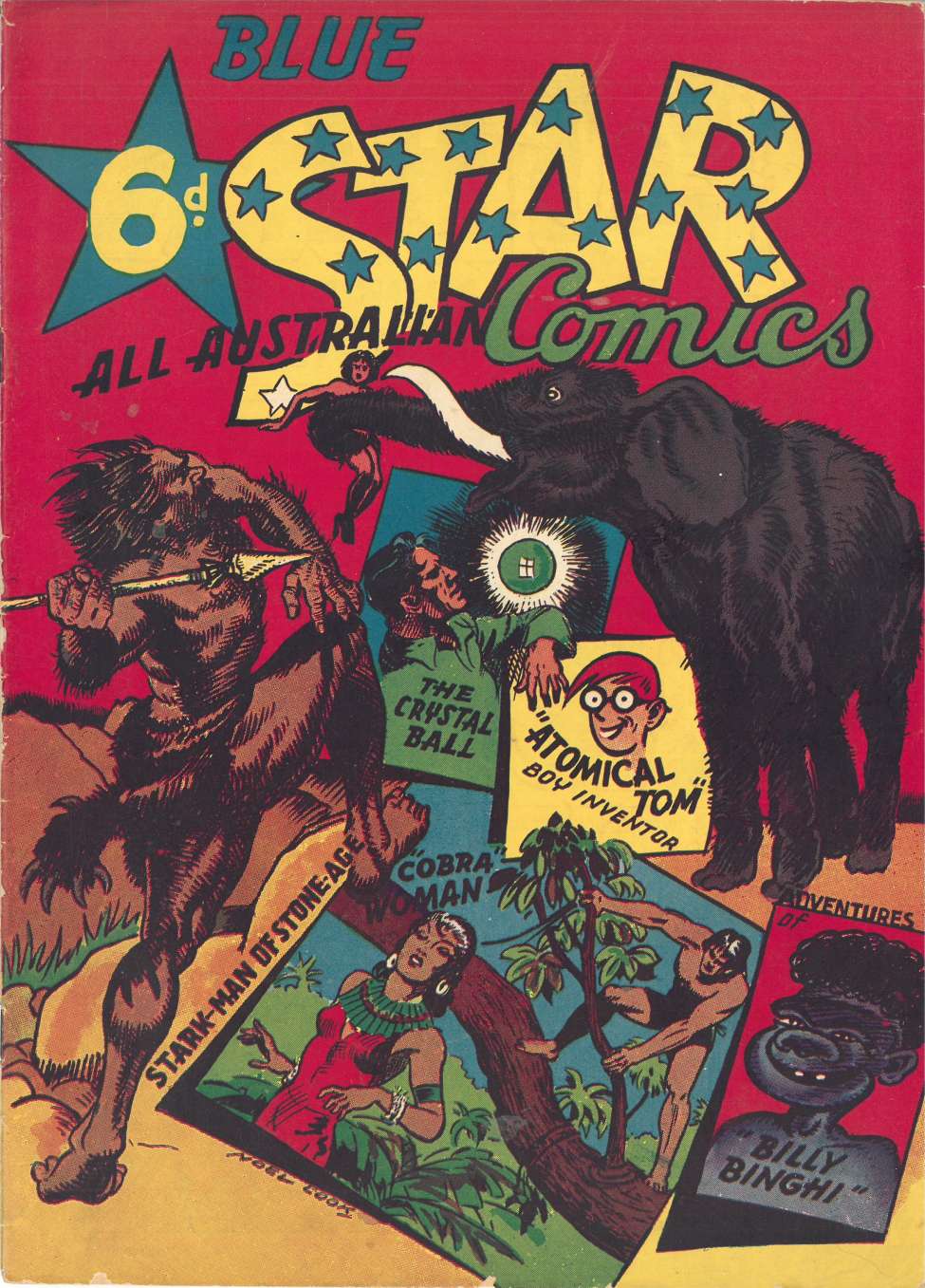Book Cover For Blue Star All Australian Comics