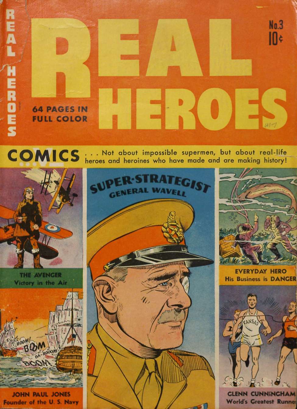 Comic Book Cover For Real Heroes 3