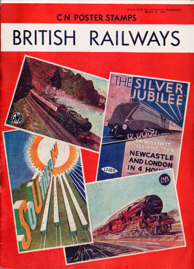 Comic Book Cover For Poster Stamps Album British Rail