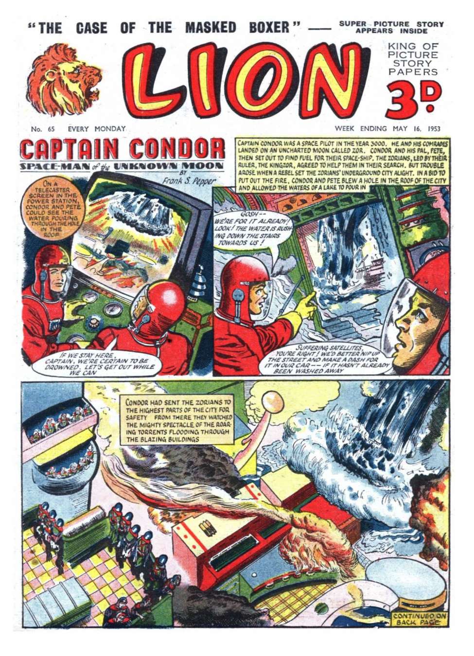 Comic Book Cover For Lion 65
