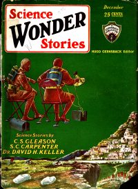 Large Thumbnail For Science Wonder Stories 7 - The Conquerors - David H. Keller