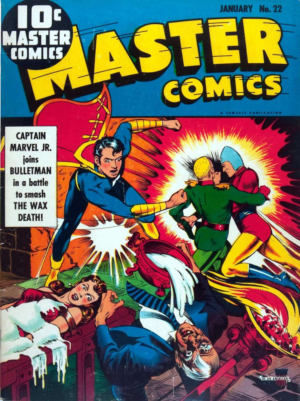 Comic Book Cover For Master Comics 22