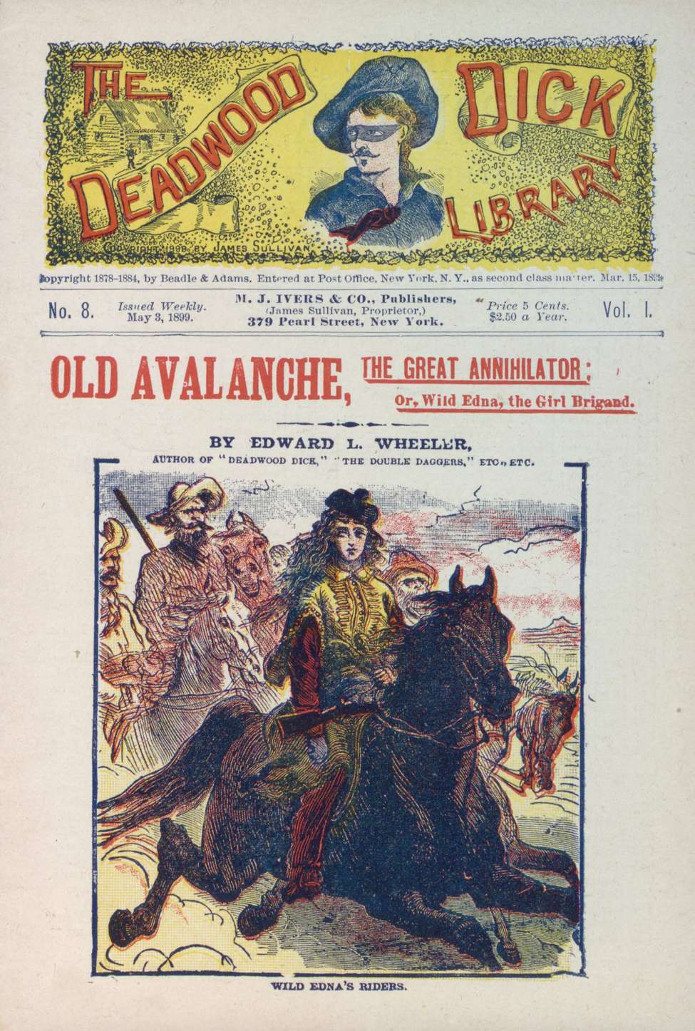 Book Cover For Deadwood Dick Library v1 8 - Old Avalanche, The Great Annihilator