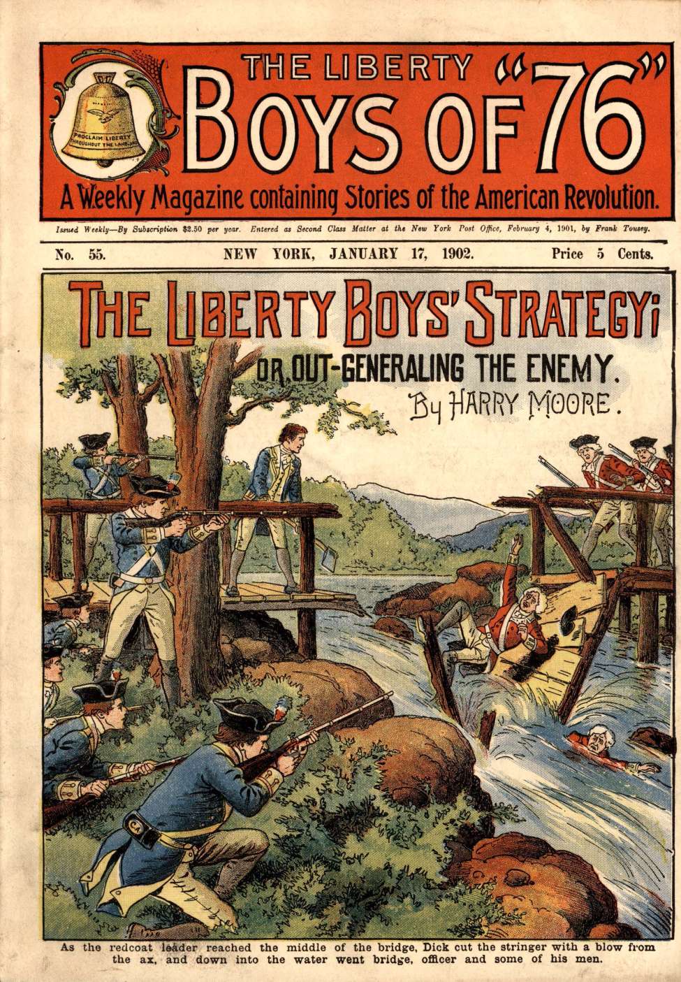 Book Cover For The Liberty Boys of 76 55 - The Liberty Boy's Strategy