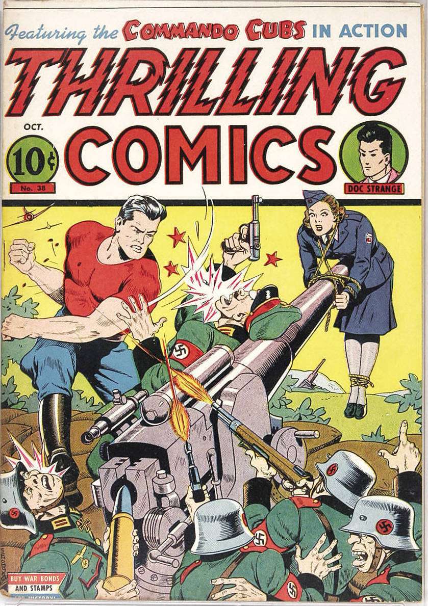 Comic Book Cover For Thrilling Comics 38 - Version 1