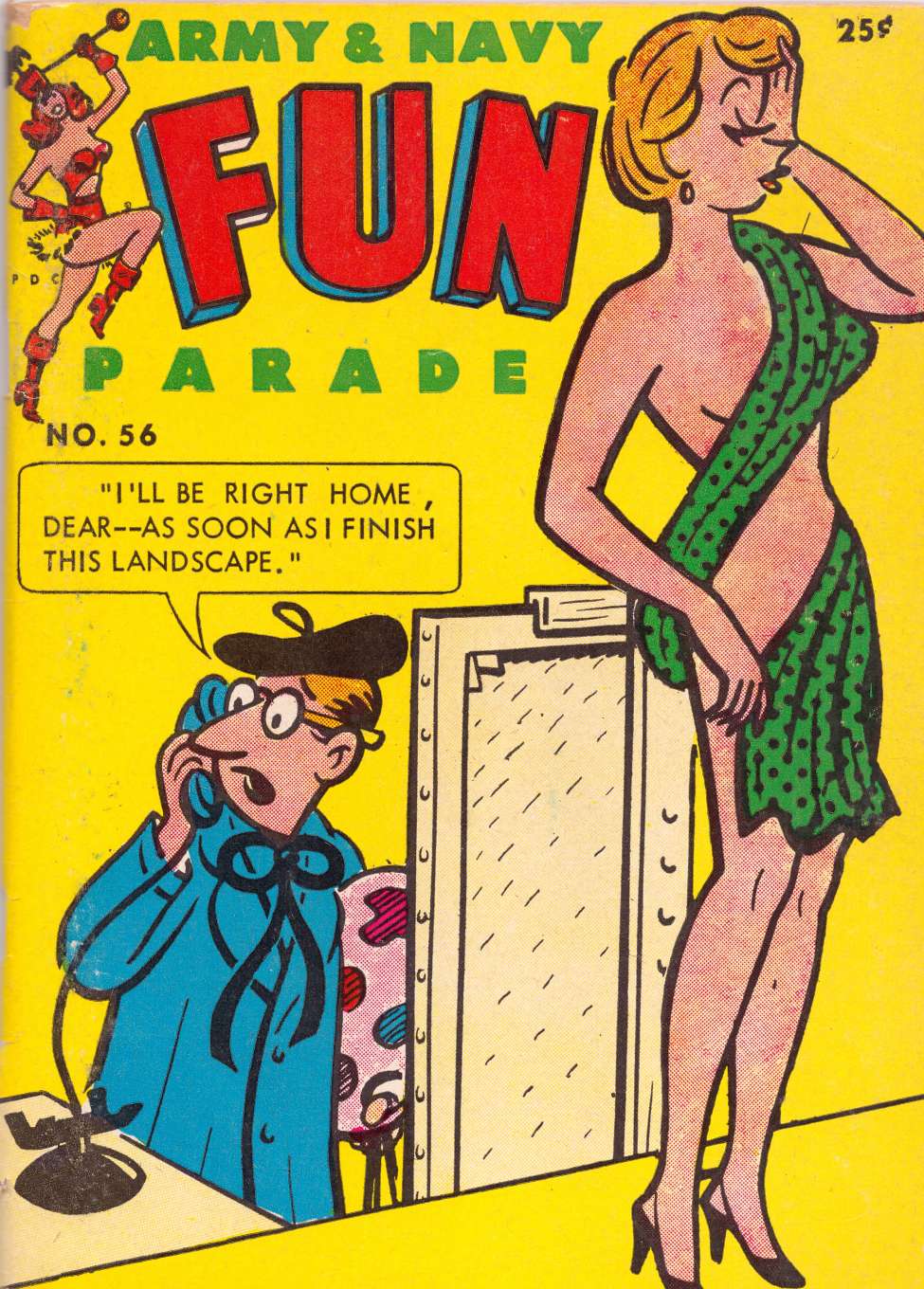 Comic Book Cover For Army & Navy Fun Parade 56