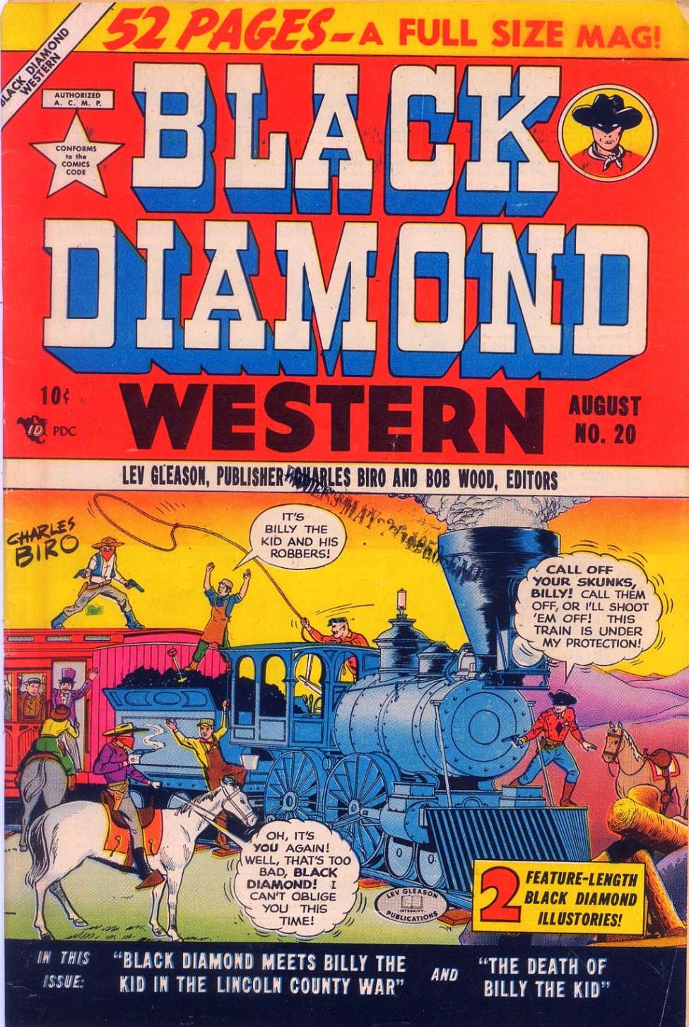Comic Book Cover For Black Diamond Western 20