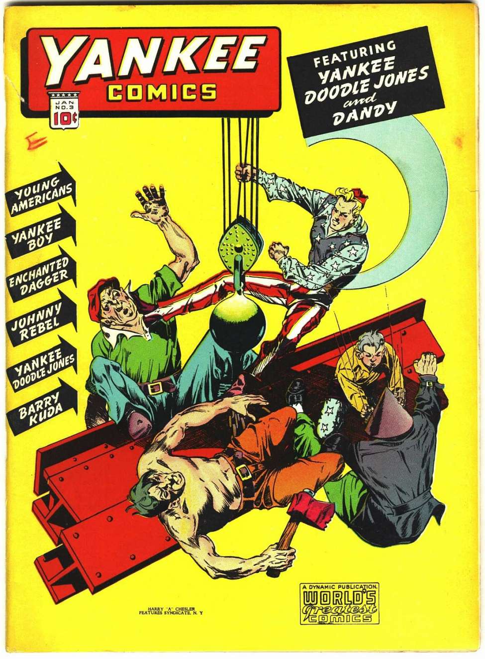 Comic Book Cover For Yankee Comics 3