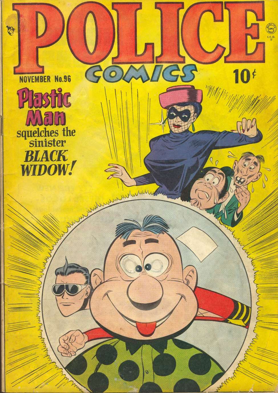 Comic Book Cover For Police Comics 96