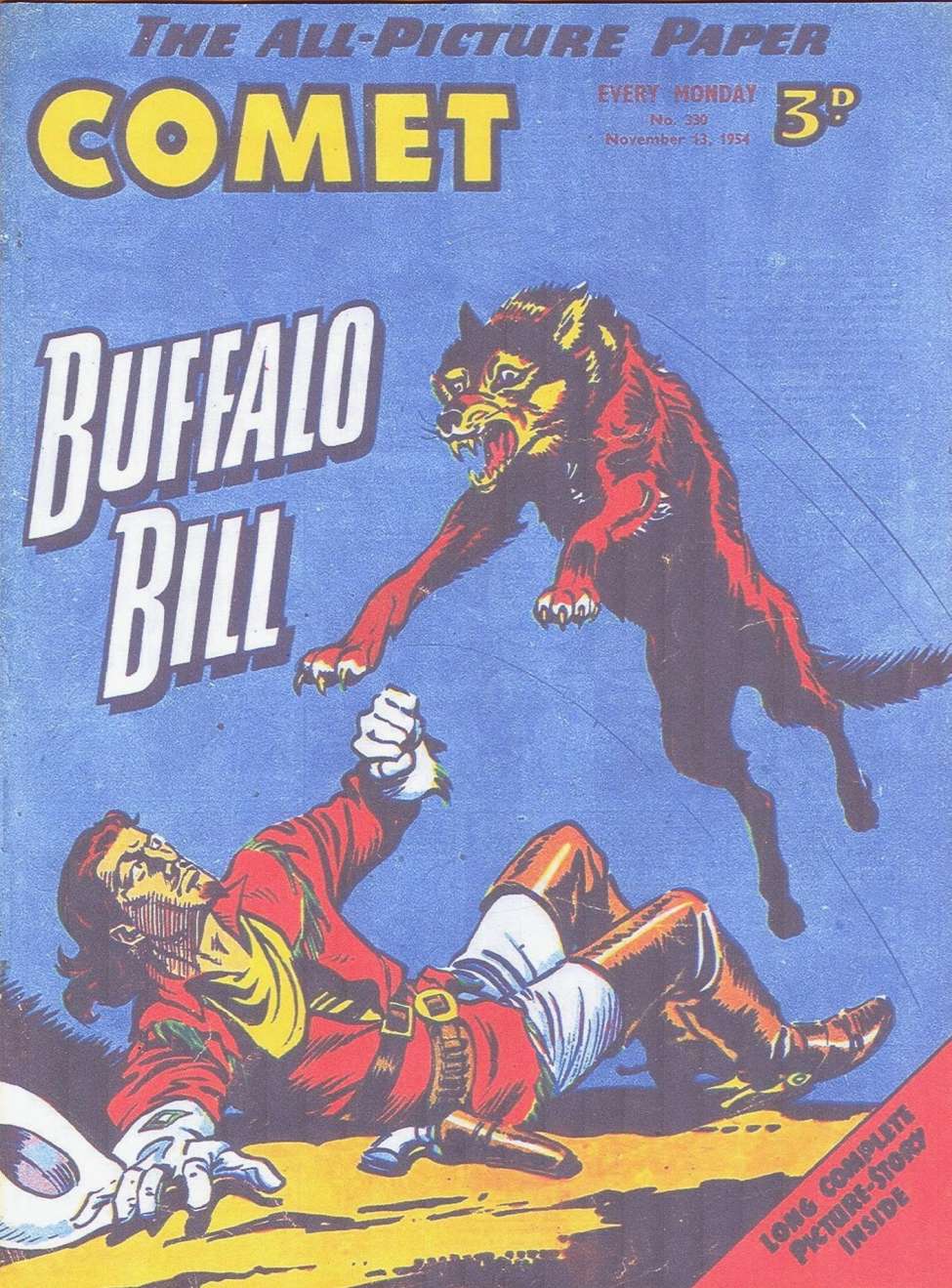 Comic Book Cover For The Comet 330