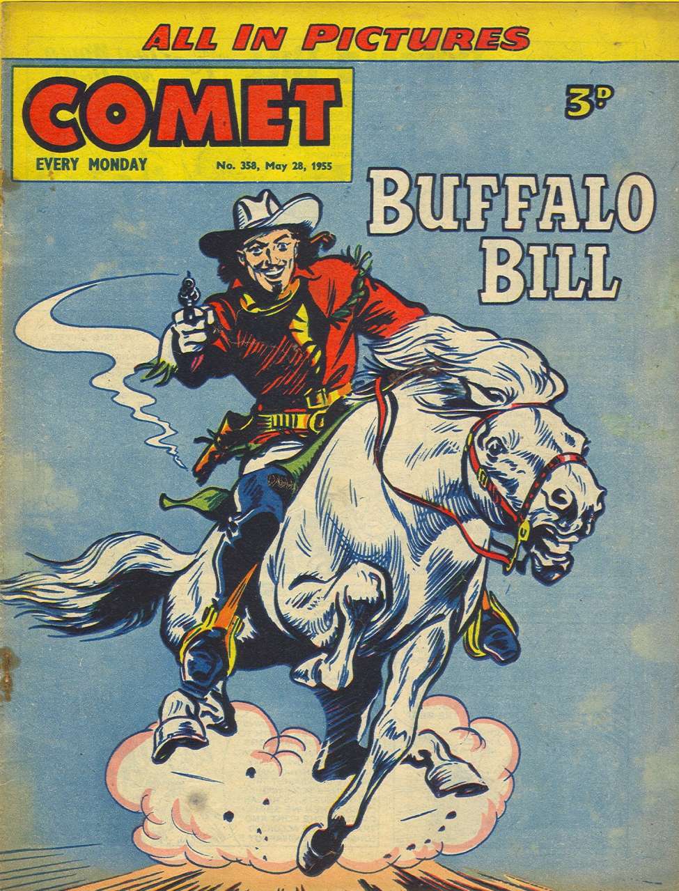Comic Book Cover For The Comet 358