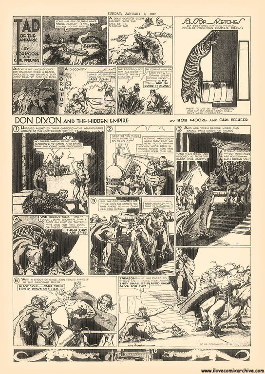 Comic Book Cover For Don Dixon 1937