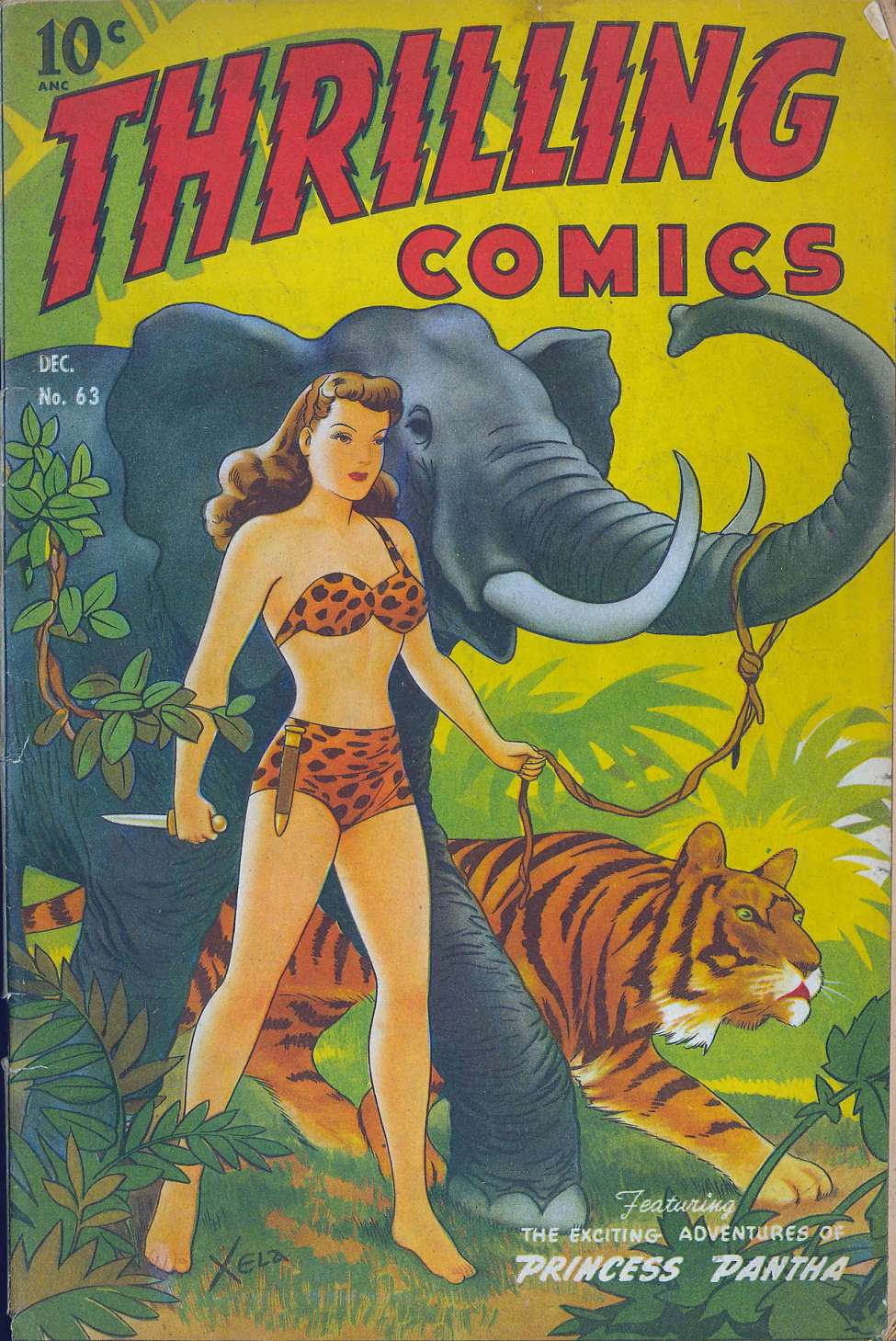 Comic Book Cover For Thrilling Comics 63