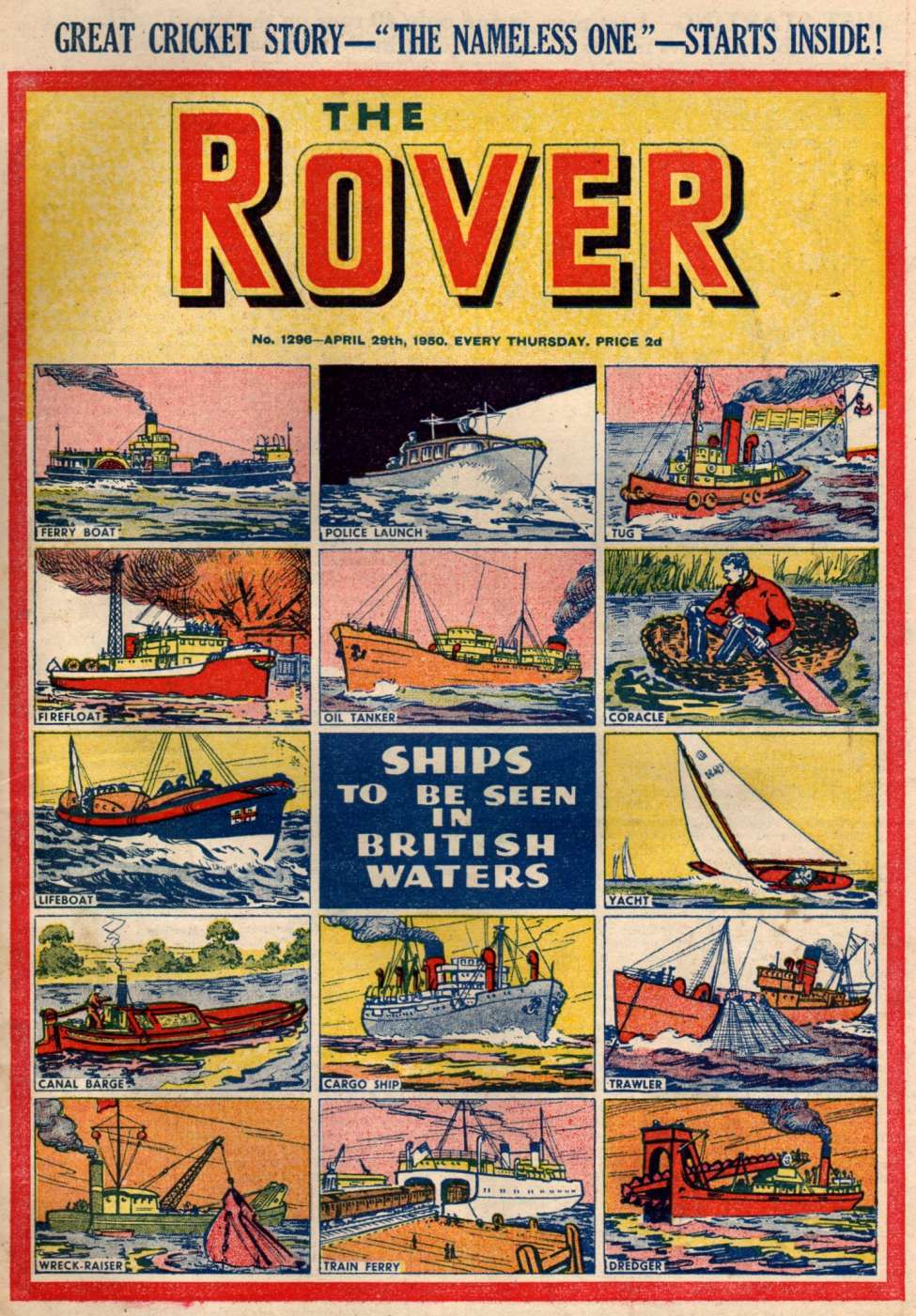 Comic Book Cover For The Rover 1296