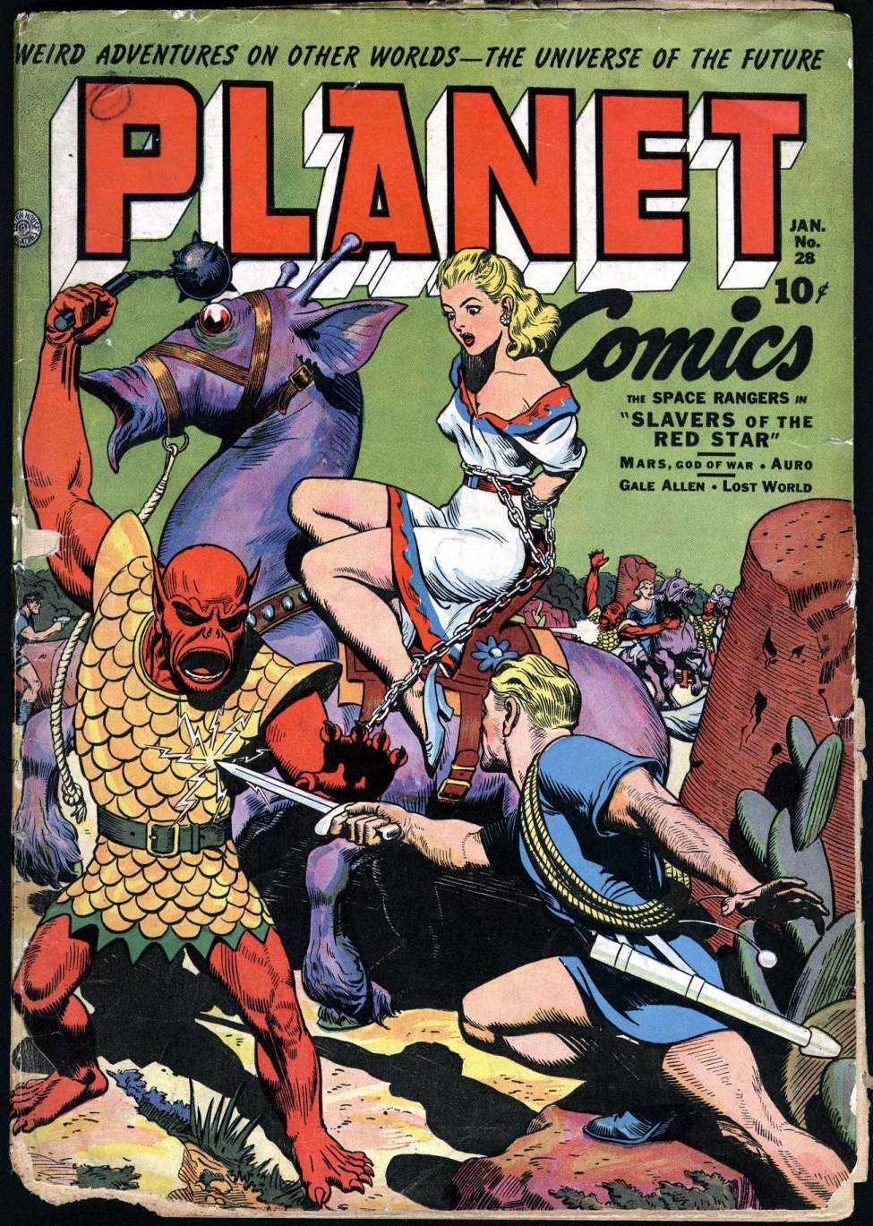 Book Cover For Planet Comics 28