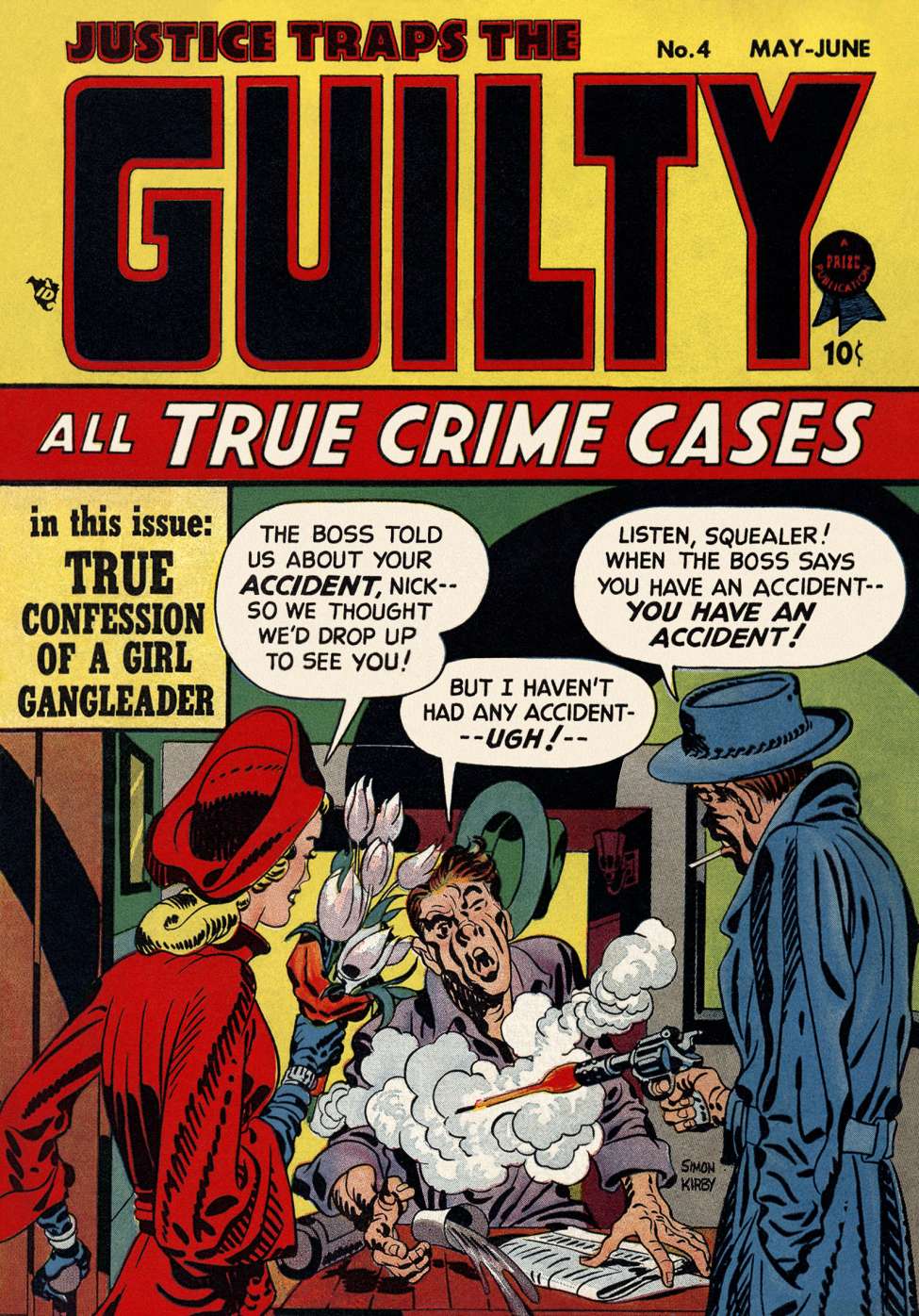 Comic Book Cover For Justice Traps the Guilty 4