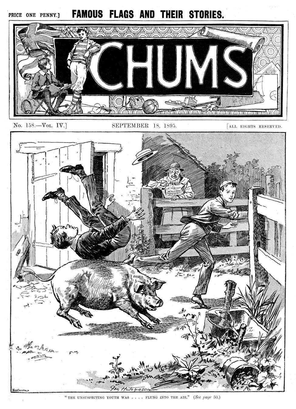Book Cover For Chums 158 - Half-An-Hour with A Notable Traveller