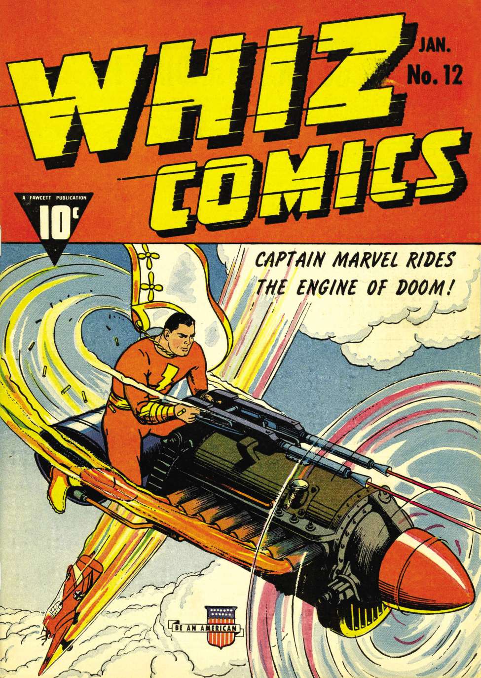 Book Cover For Whiz Comics 12