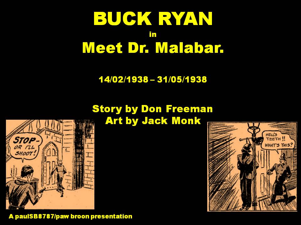 Comic Book Cover For Buck Ryan 4 - Meet Dr Malabar