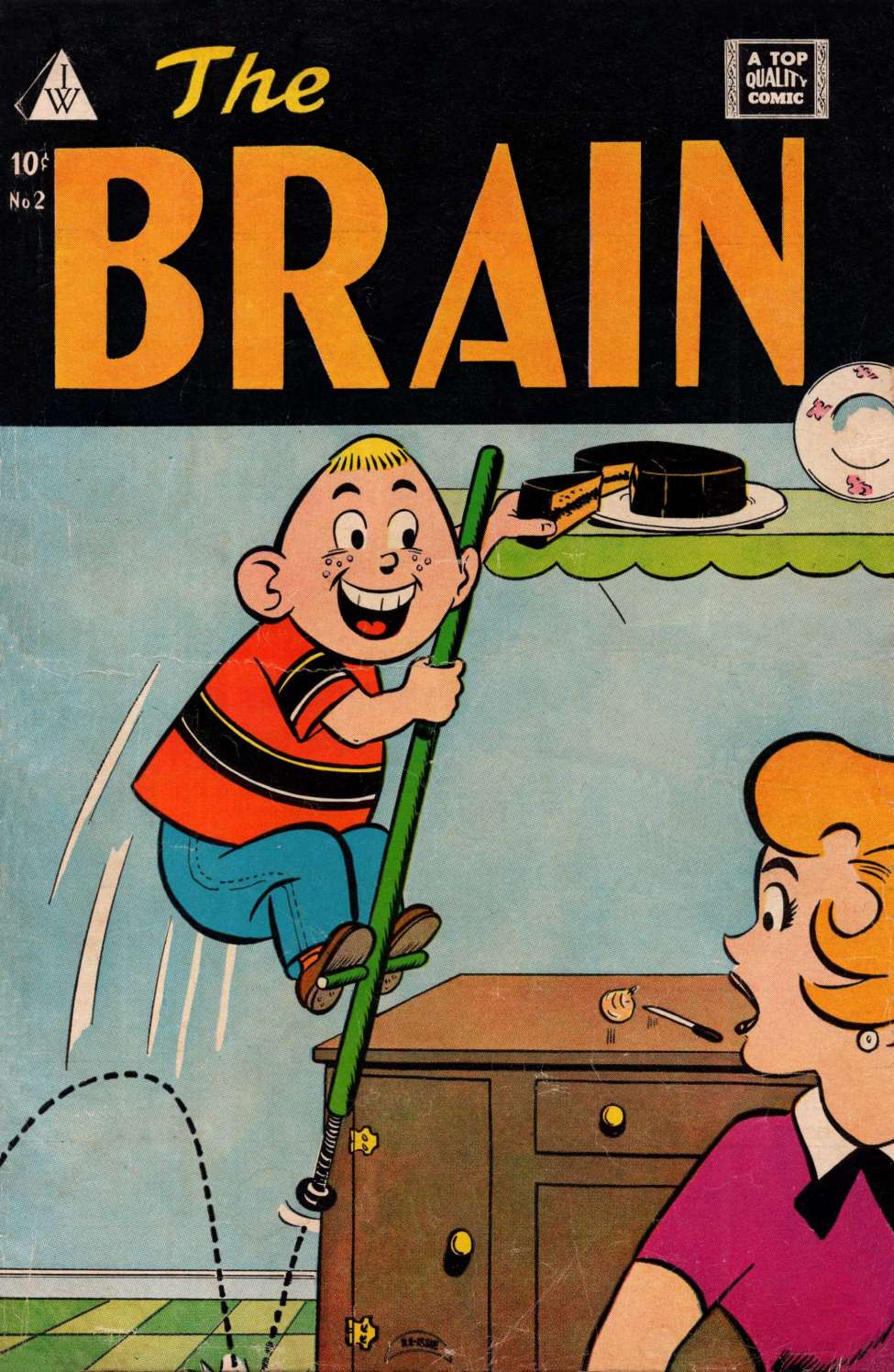 Comic Book Cover For The Brain 2
