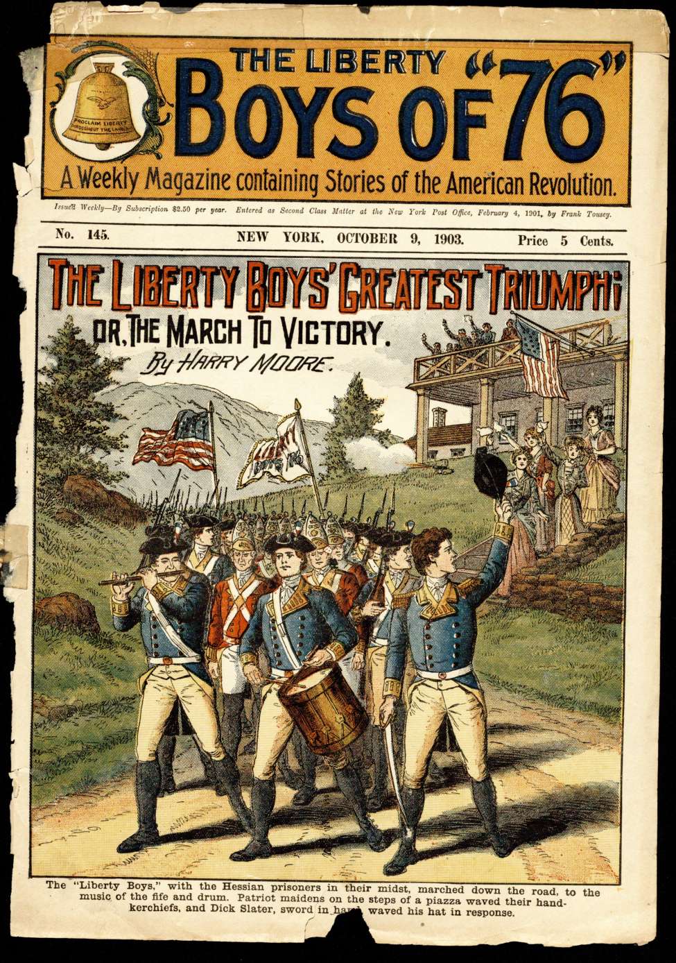 Book Cover For The Liberty Boys of 76 145 - The Liberty Boys' Greatest Triumph