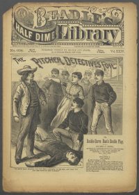 Large Thumbnail For Beadle's Half Dime Library 608 - The Pitcher Detective's Foil
