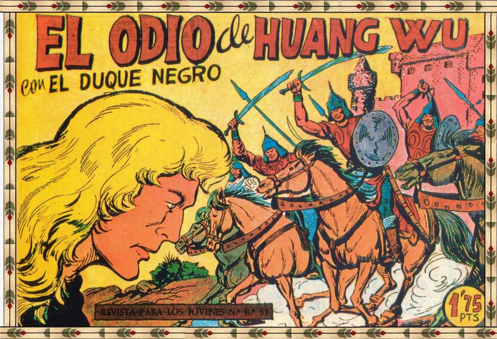 Book Cover For El Duque Negro 38 - El Odio De Huang Wu