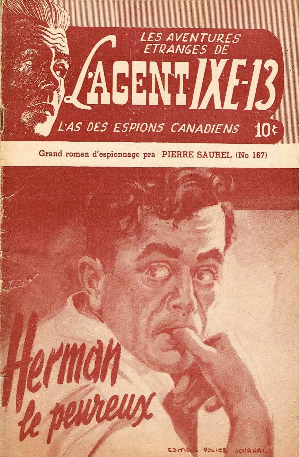 Comic Book Cover For L'Agent IXE-13 v2 167 - Herman le peureux