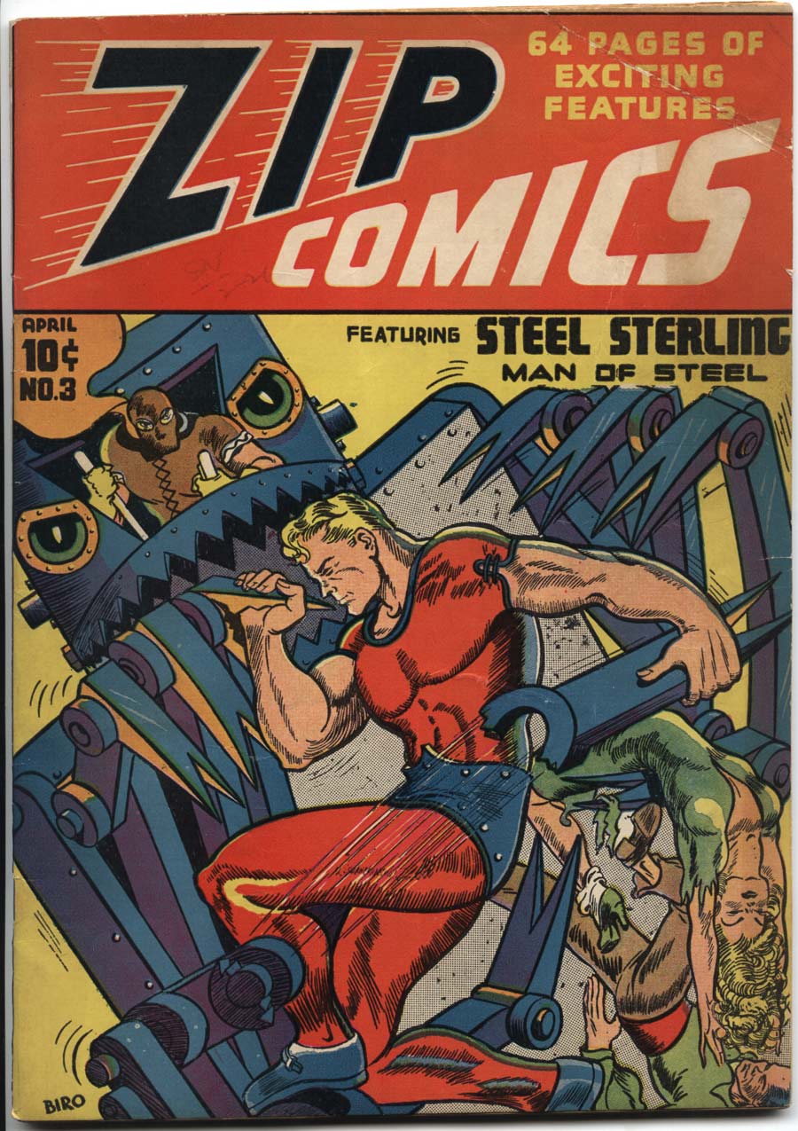 Book Cover For Zip Comics 3