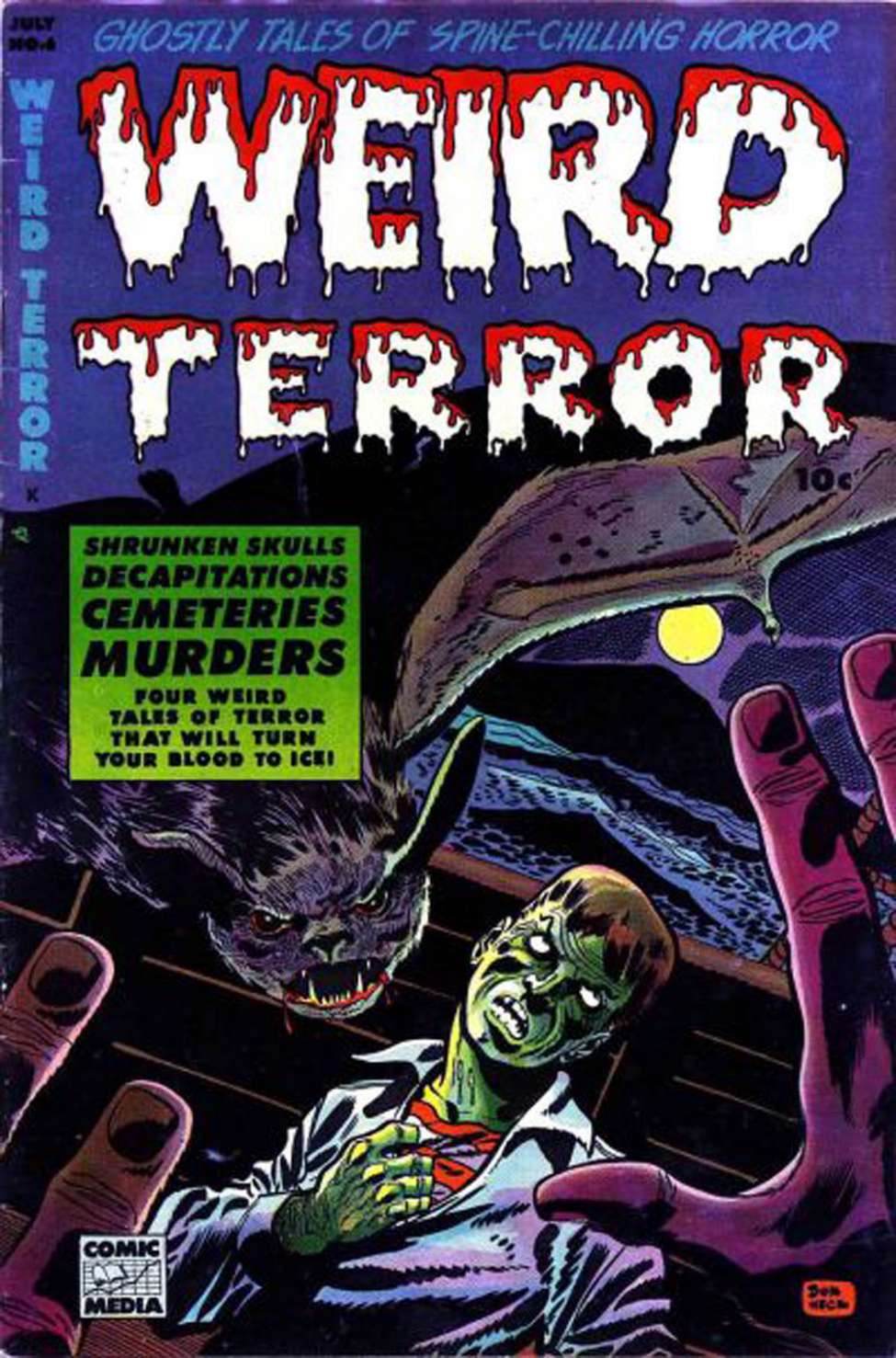 Comic Book Cover For Weird Terror 6