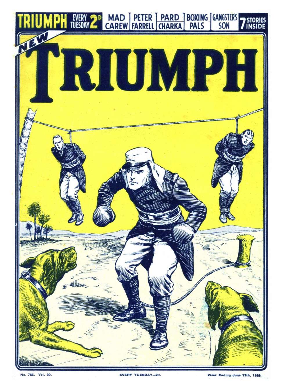 Comic Book Cover For The Triumph 765