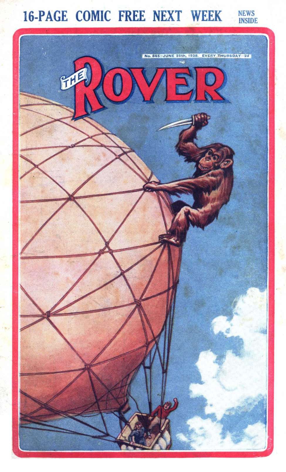 Comic Book Cover For The Rover 845