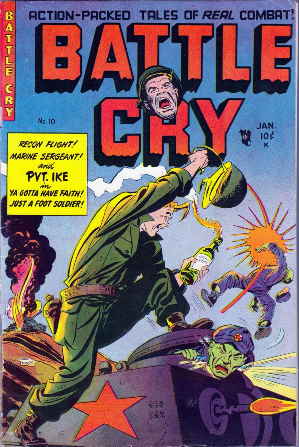 Comic Book Cover For Battle Cry 10