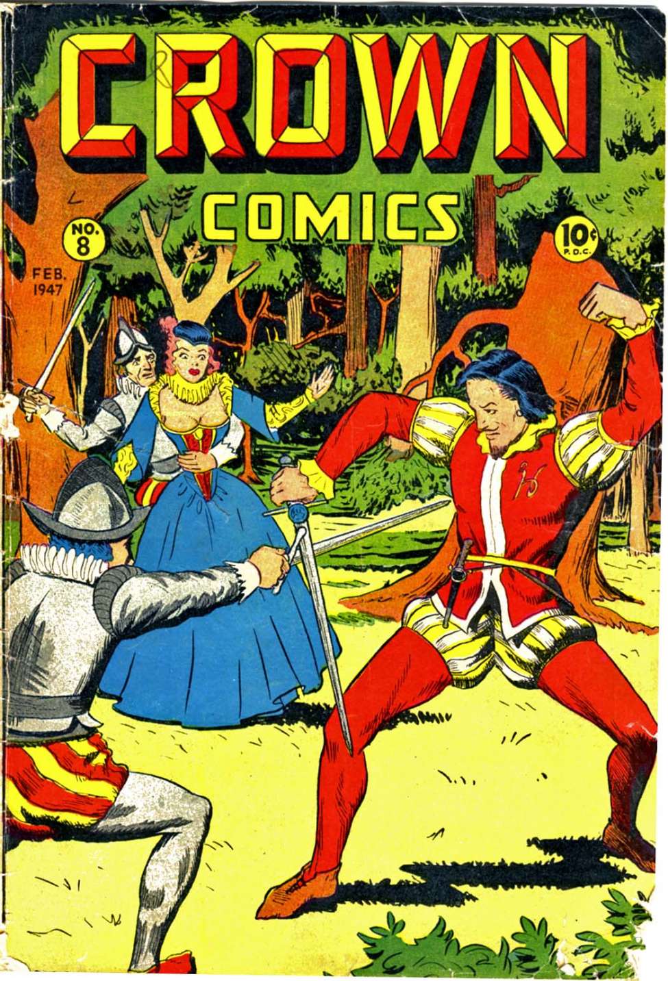 Comic Book Cover For Crown Comics 8