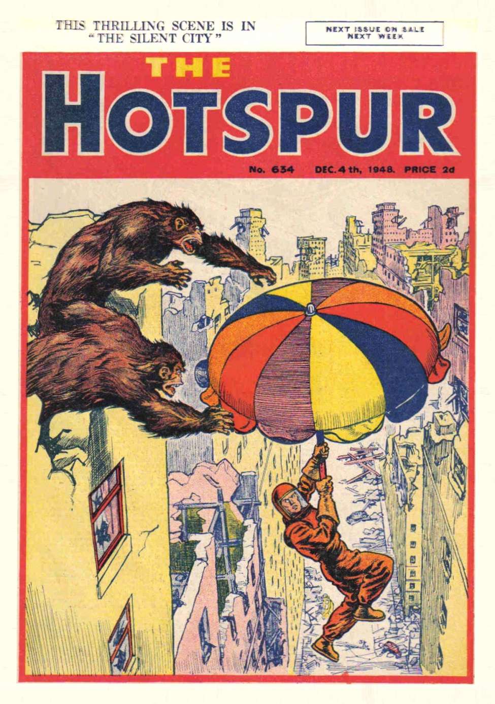 Comic Book Cover For The Hotspur 634