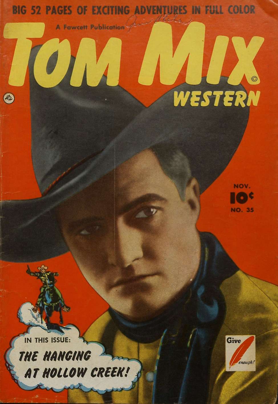 Book Cover For Tom Mix Western 35