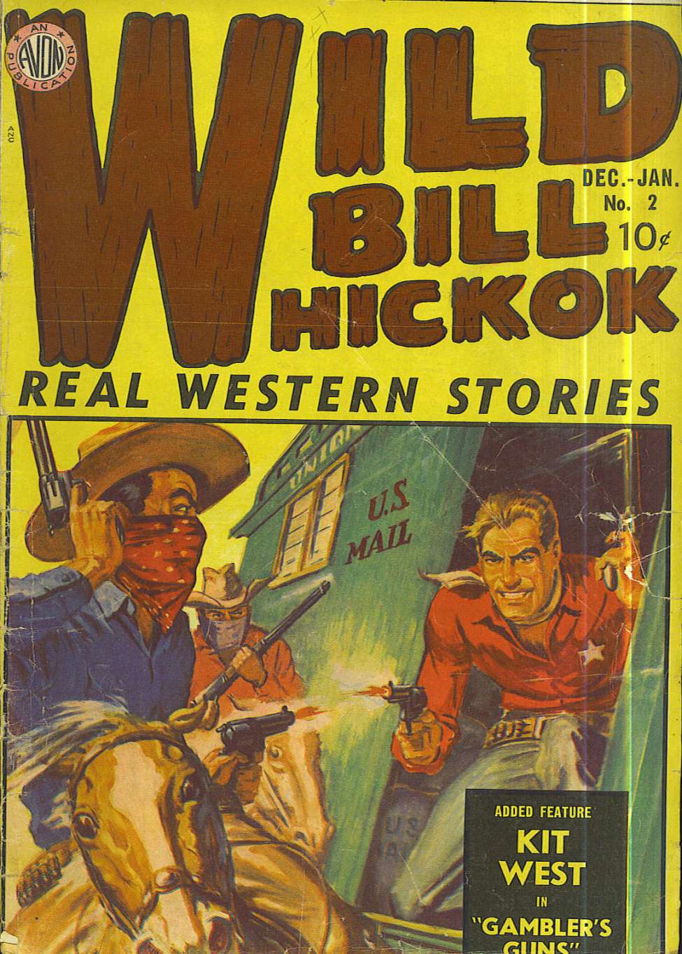 Comic Book Cover For Wild Bill Hickok 2 - Version 1