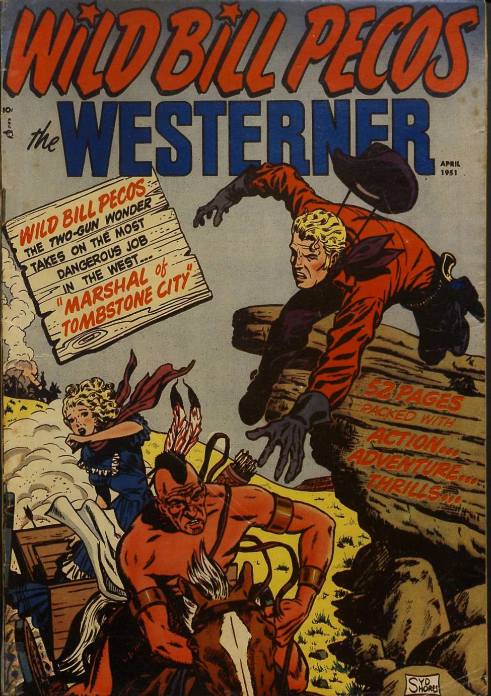 Comic Book Cover For The Westerner 35