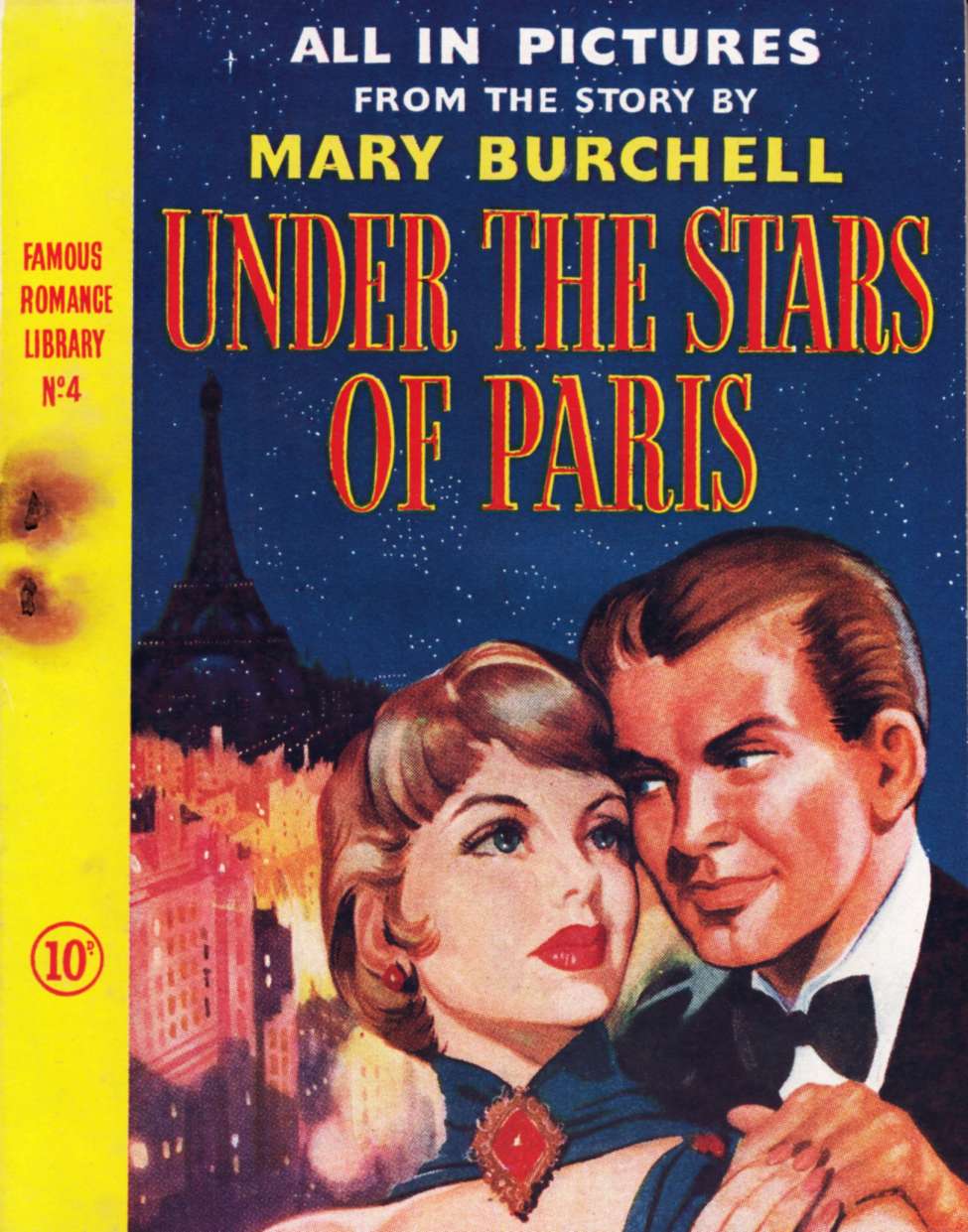 Book Cover For Famous Romance Library 4 - Under the Stars of Paris