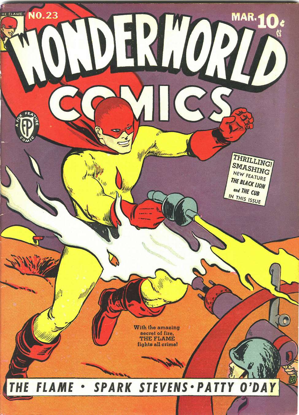 Comic Book Cover For Wonderworld Comics 23