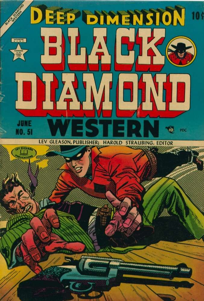 Comic Book Cover For Black Diamond Western 51