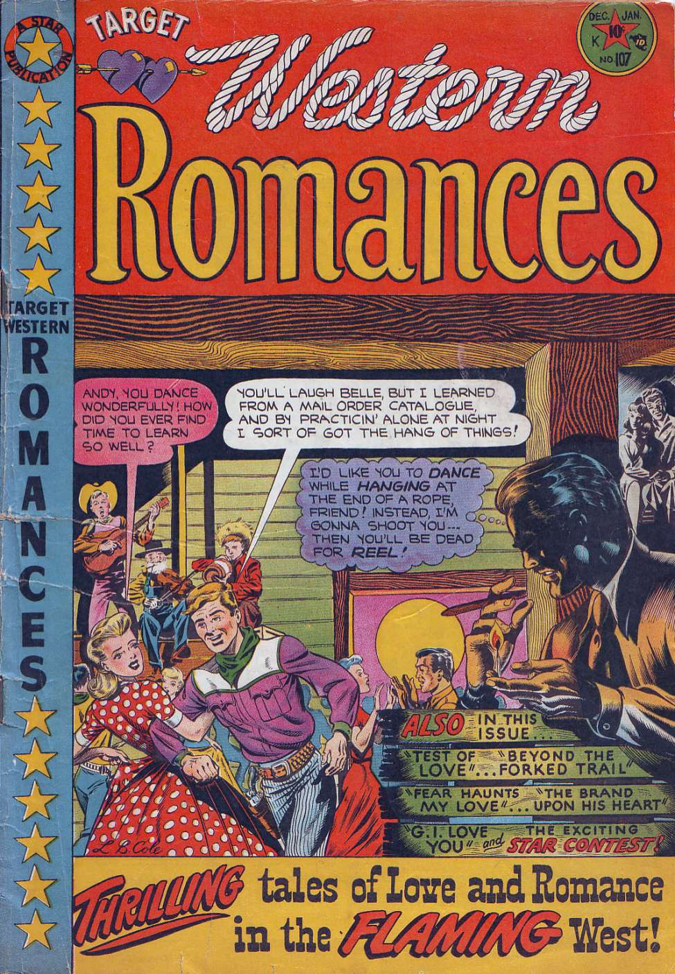 Comic Book Cover For Target Western Romances 107