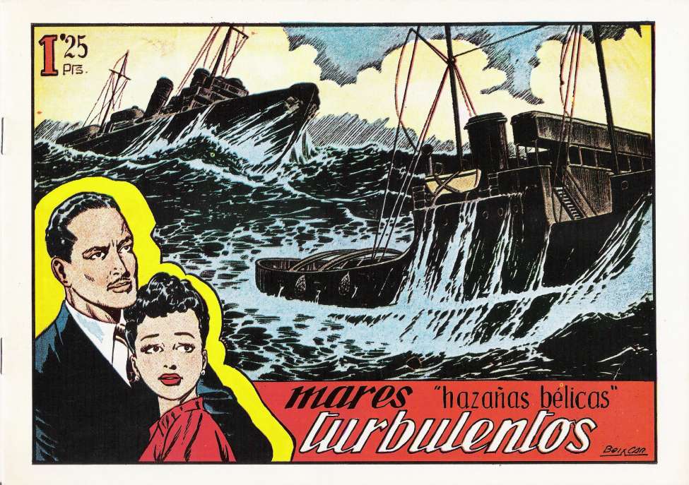 Comic Book Cover For Hazañas Belicas 21 - Mares Turbulentos
