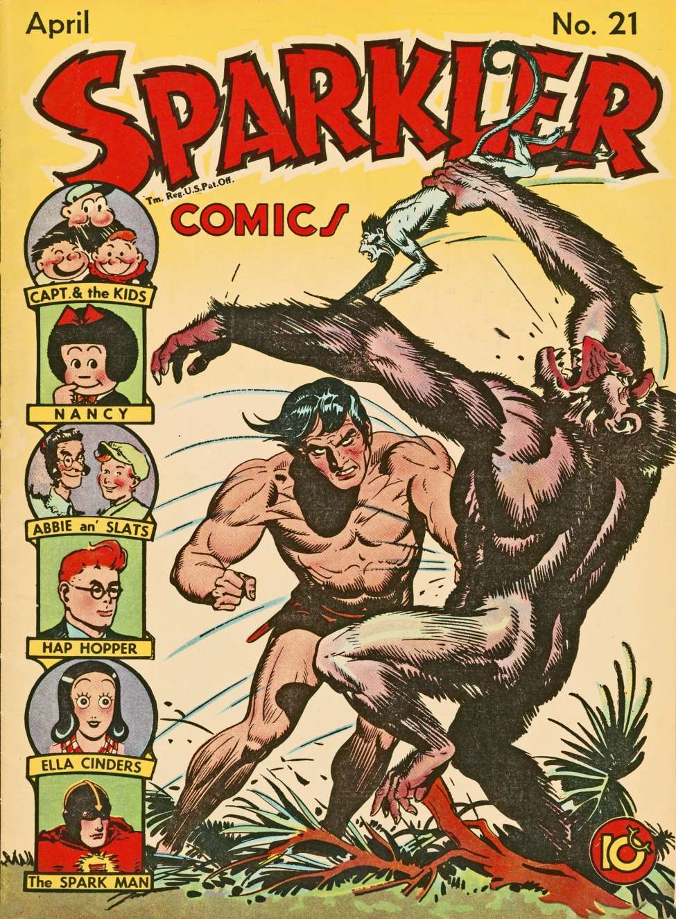 Book Cover For Sparkler Comics 21