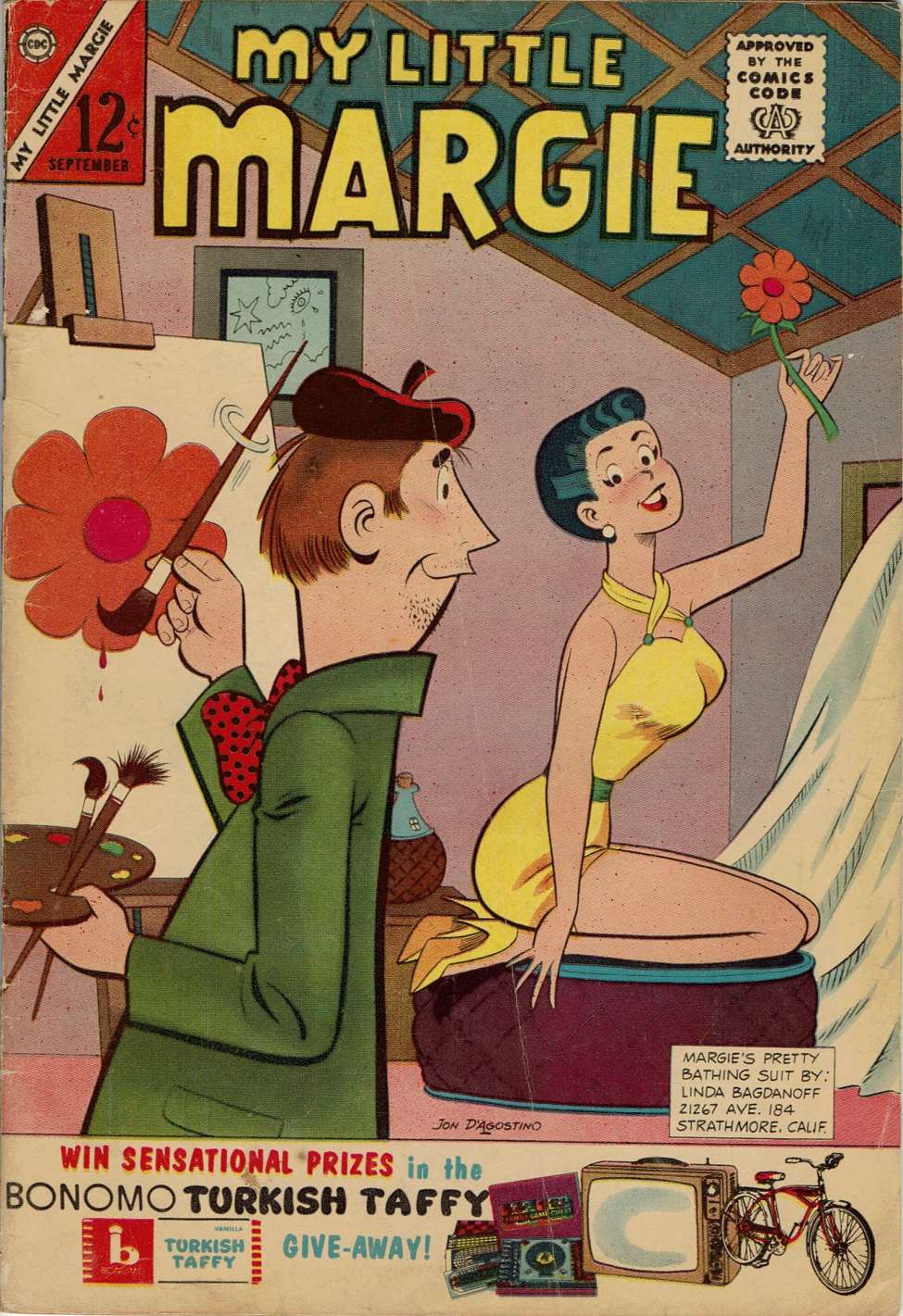 Comic Book Cover For My Little Margie 49