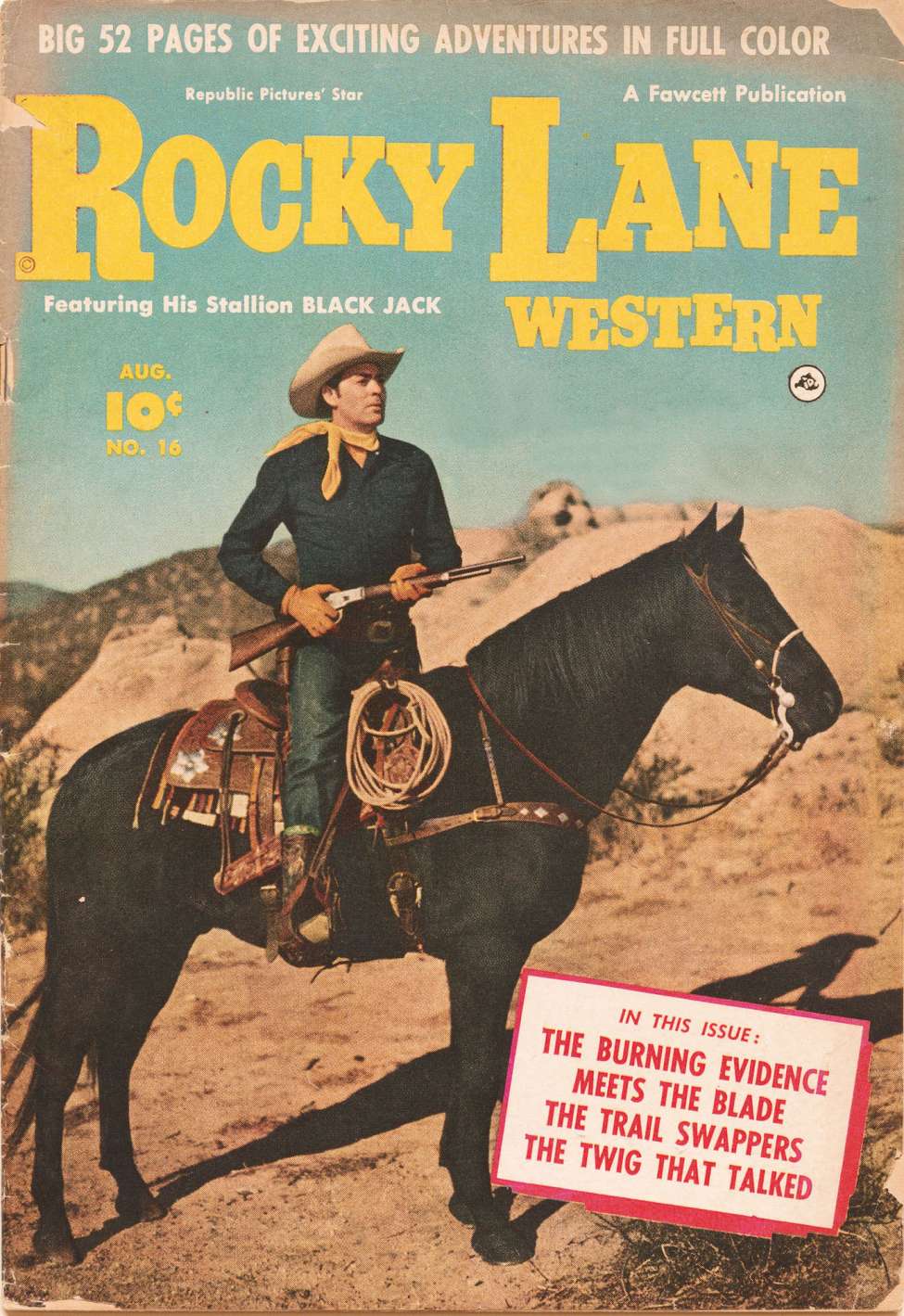 Book Cover For Rocky Lane Western 16 - Version 2