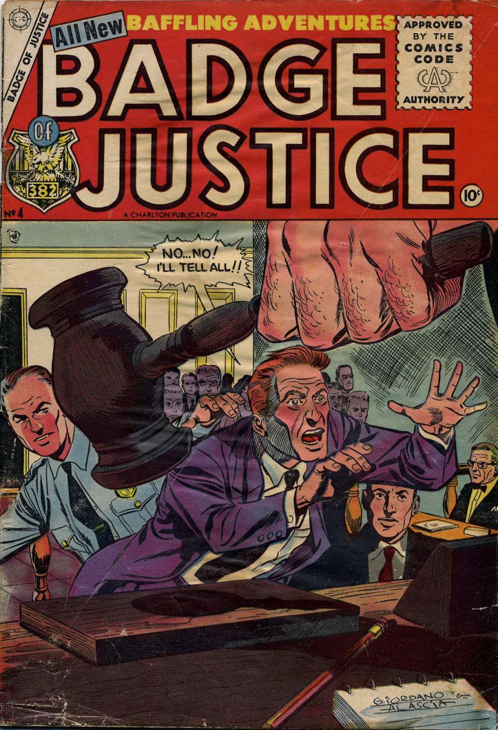 Comic Book Cover For Badge of Justice 4