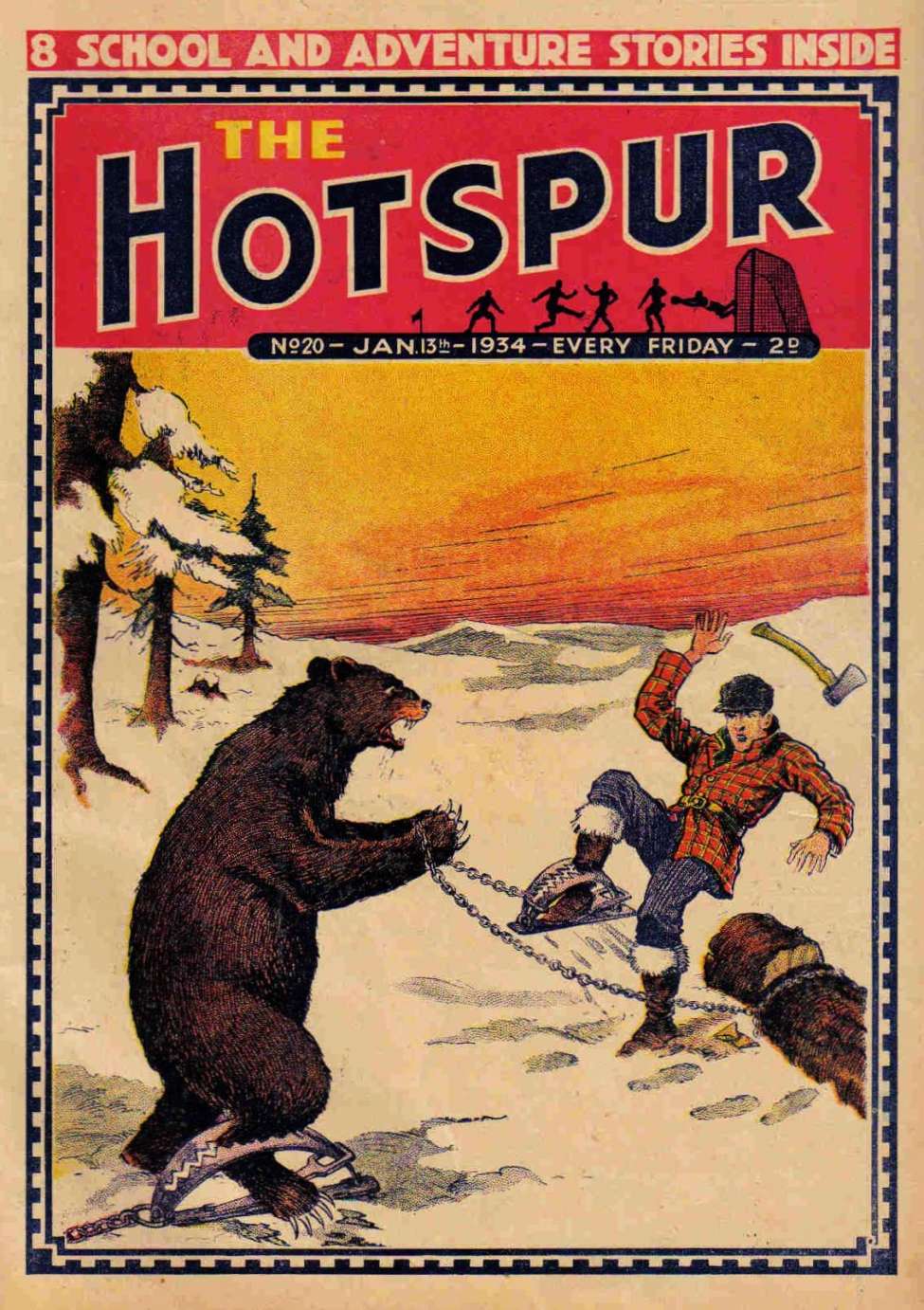 Comic Book Cover For The Hotspur 20