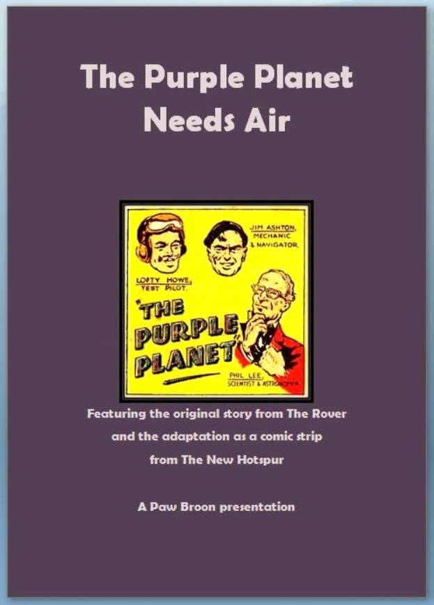 Book Cover For The Purple Planet Needs Air