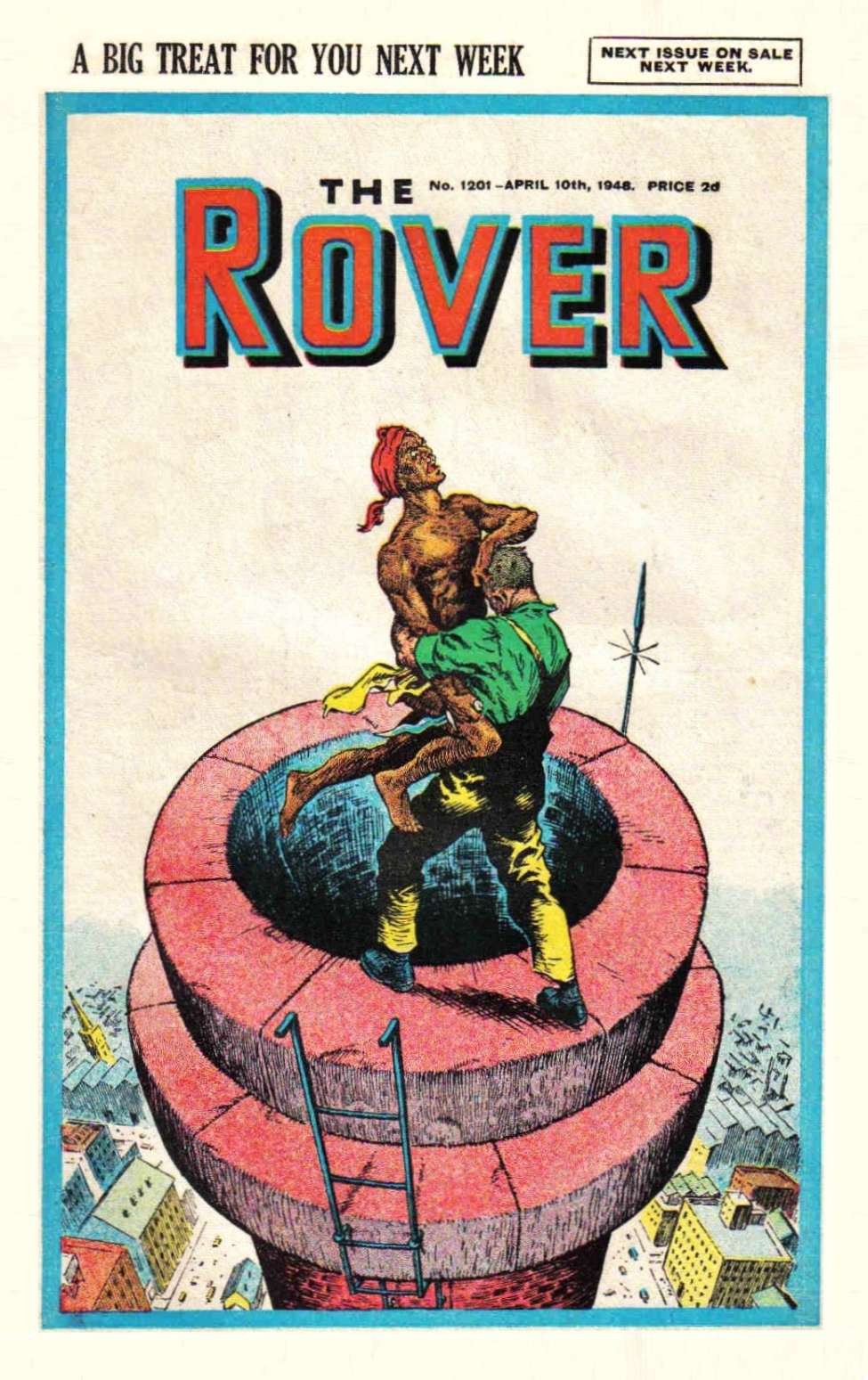 Comic Book Cover For The Rover 1201